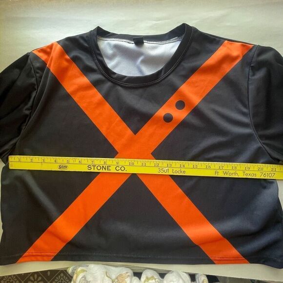 Bakugo My Hero Crop Knit Top, Size XXL - Picture 3 of 7